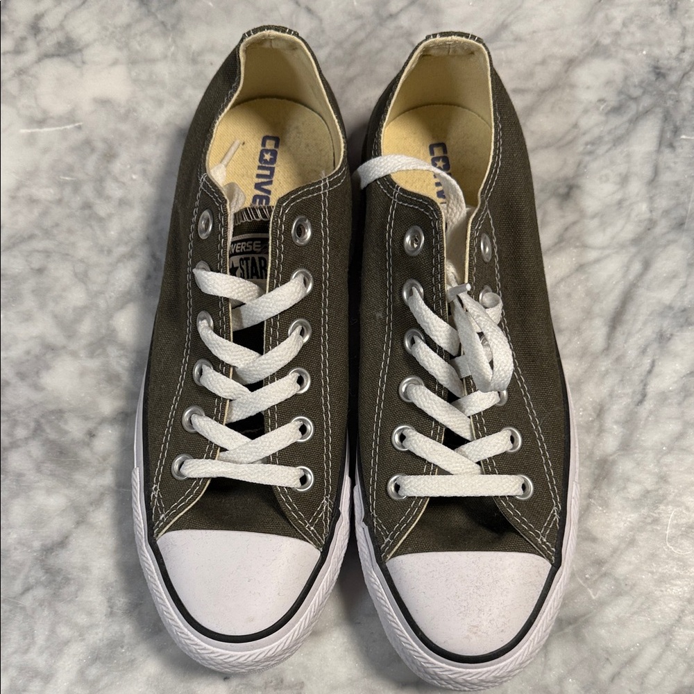 Converse Green Low-Top Sneakers